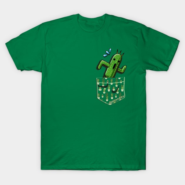 Cactuar in your pocket! T-Shirt by AlexRoivas